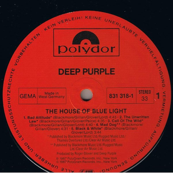 Deep Purple – The House Of Blue Light, image 3