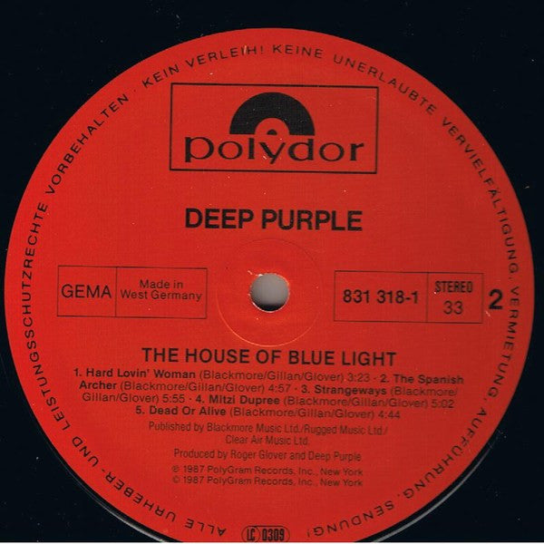 Deep Purple – The House Of Blue Light, image 4