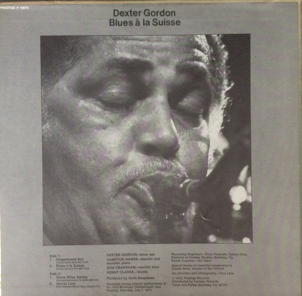 Dexter Gordon – Blues A La Suisse, image 2