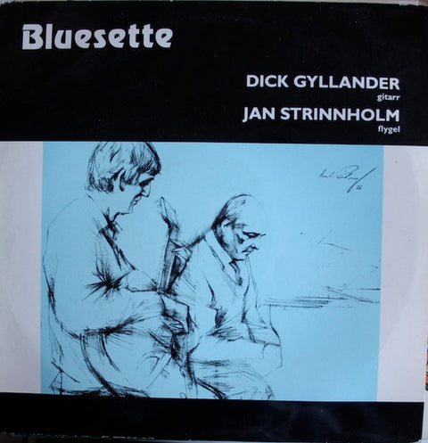 Front cover of Dick Gyllander / Jan Strinnholm – Bluesette, PHM-Records, Sweden, 1986