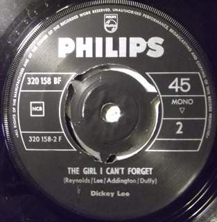 Dickey Lee – I Saw Linda Yesterday / The Girl I Can't Forget, image 3