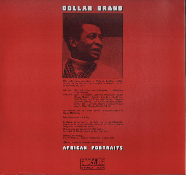 Dollar Brand – African Portraits, image 2