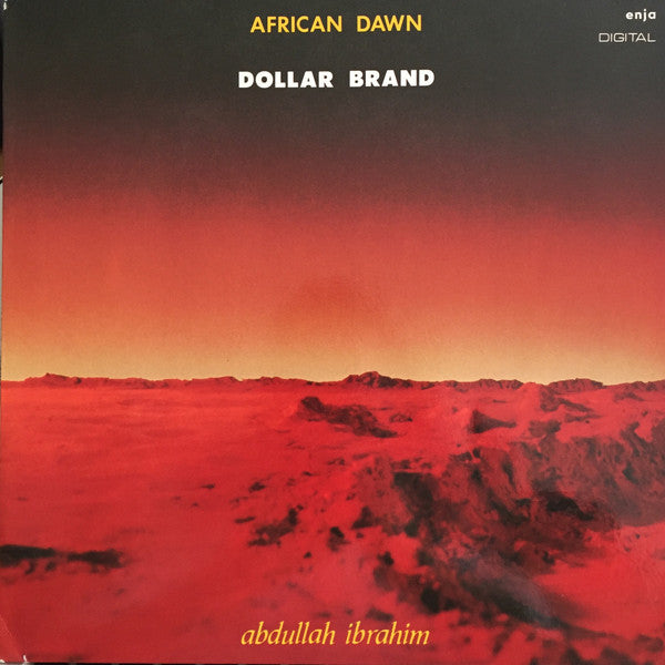 Front cover of Dollar Brand, Abdullah Ibrahim – African Dawn, Enja Records, Germany, 1983