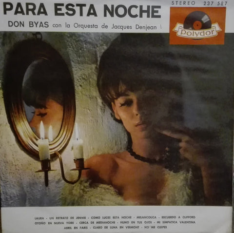 Front cover of Don Byas Con La Orquesta de Jacques Denjean – Para Esta Noche, Polydor, Chile, 1962