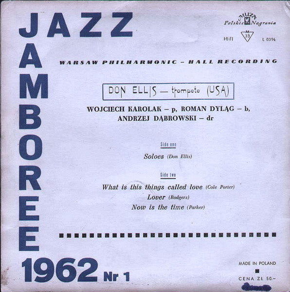 Don Ellis – Jazz Jamboree 1962 Vol. 1, image 2