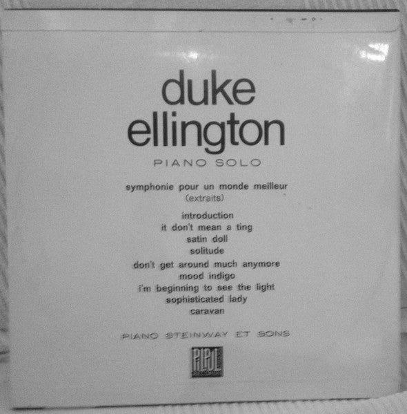 Duke Ellington – Piano Solo / Symphonie Pour Un Monde Meilleur, image 3