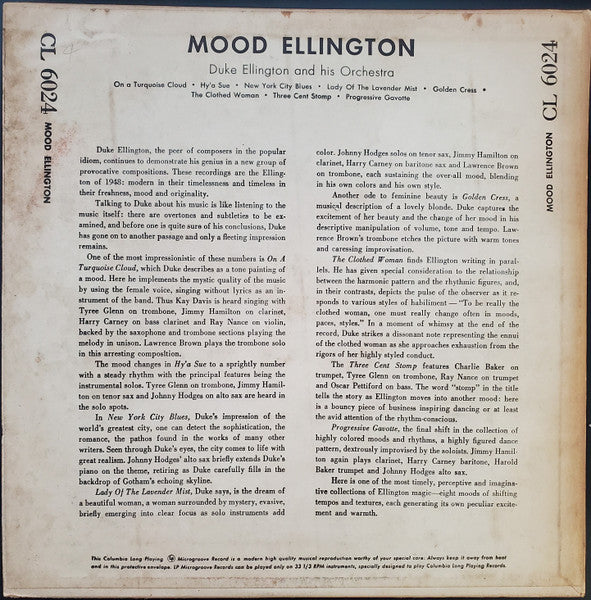 Duke Ellington And His Orchestra – Mood Ellington, image 2