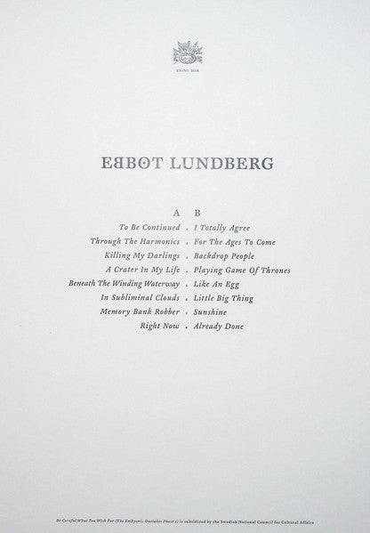 Ebbot Lundberg – Be Careful What You Wish For (The Embyonic Outtakes Phase 1), image 3