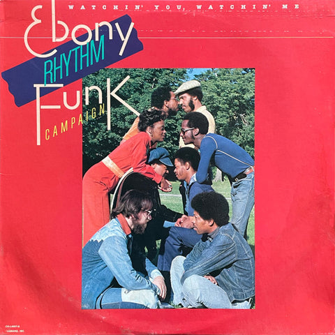 Front cover of Ebony Rhythm Funk Campaign – Watchin' You, Watchin' Me, Chi Sound Records, US, 1976