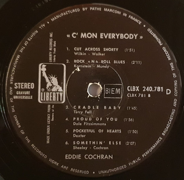 Eddie Cochran – C'Mon Everybody, image 4