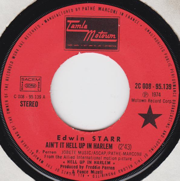Edwin Starr – Hell Up In Harlem, image 3