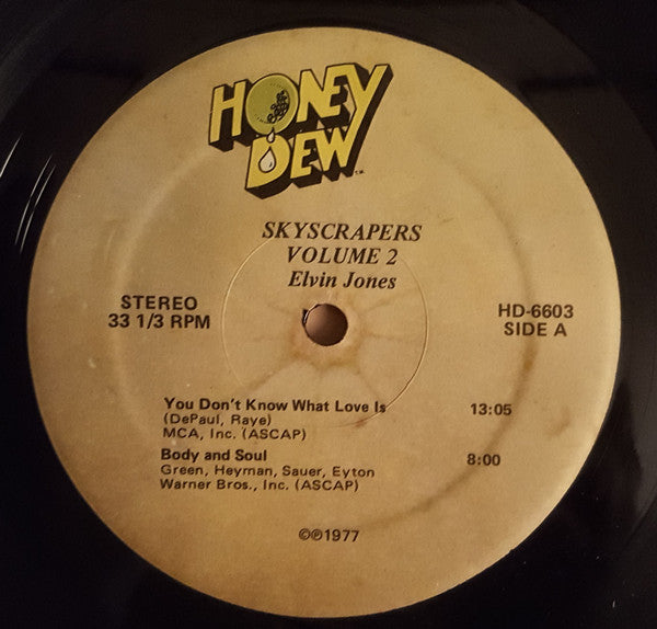Elvin Jones Featuring: George Coleman, Wilbur Little – Skyscrapers Vol. 2, image 3