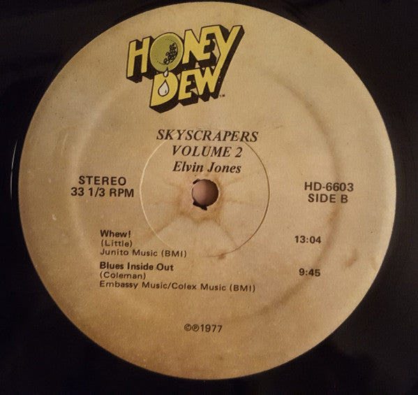 Elvin Jones Featuring: George Coleman, Wilbur Little – Skyscrapers Vol. 2, image 4