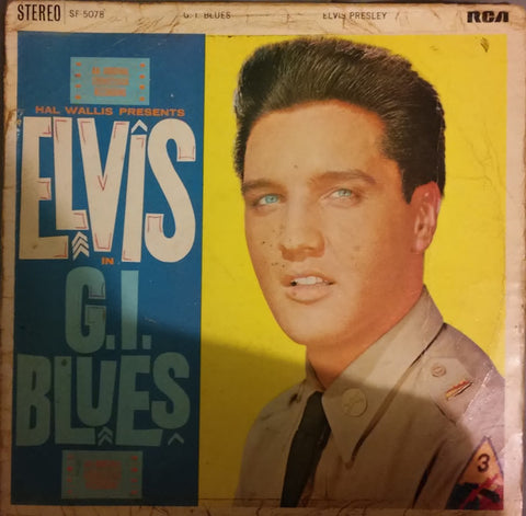 Front cover of Elvis Presley – G.I. Blues, RCA, UK, 1975