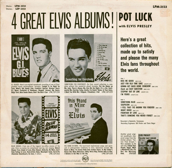 Elvis Presley – Pot Luck, image 2