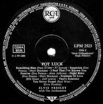 Elvis Presley – Pot Luck, image 4