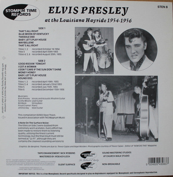 Elvis Presley – At The Louisiana Hayride 1954-56, image 2