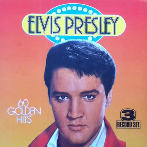 Front cover of Elvis Presley – 60 Golden Hits, Astan, Germany, 1984