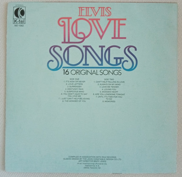 Elvis – Elvis Love Songs (16 Original Songs), image 2