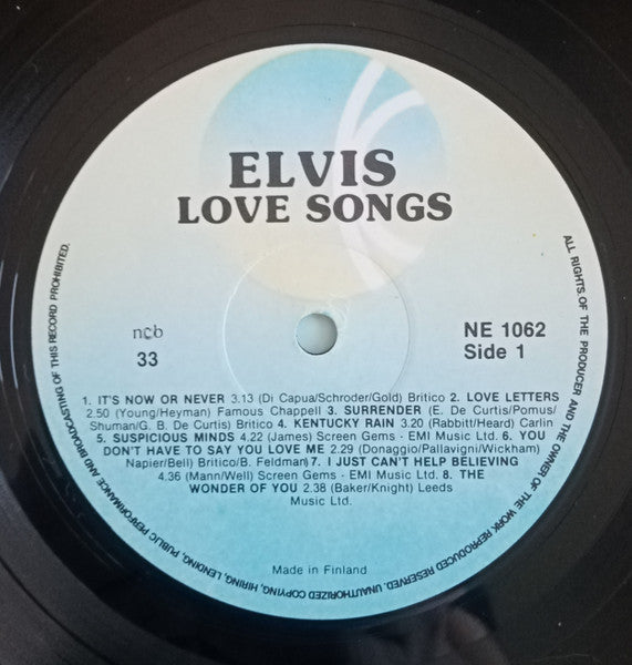 Elvis – Elvis Love Songs (16 Original Songs), image 3
