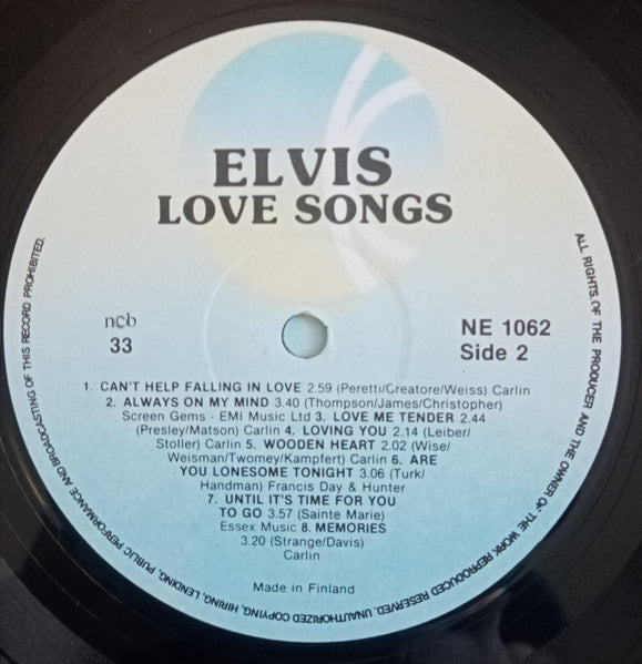 Elvis – Elvis Love Songs (16 Original Songs), image 4