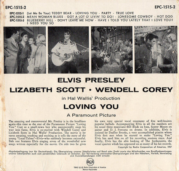 Elvis Presley – Loving You Vol.2, image 2