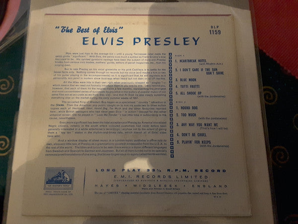 Elvis Presley – The Best Of Elvis, image 2