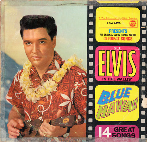 Front cover of Elvis Presley – Blue Hawaii, RCA Victor, Germany, 1963