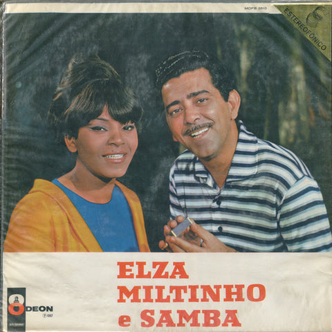 Front cover of Elza, Miltinho – Elza, Miltinho E Samba, Odeon, Brazil, 1967
