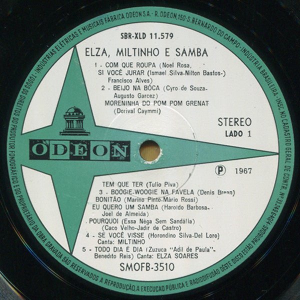 Elza, Miltinho – Elza, Miltinho E Samba, image 3