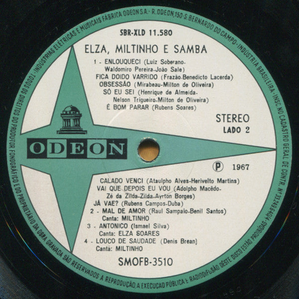 Elza, Miltinho – Elza, Miltinho E Samba, image 4