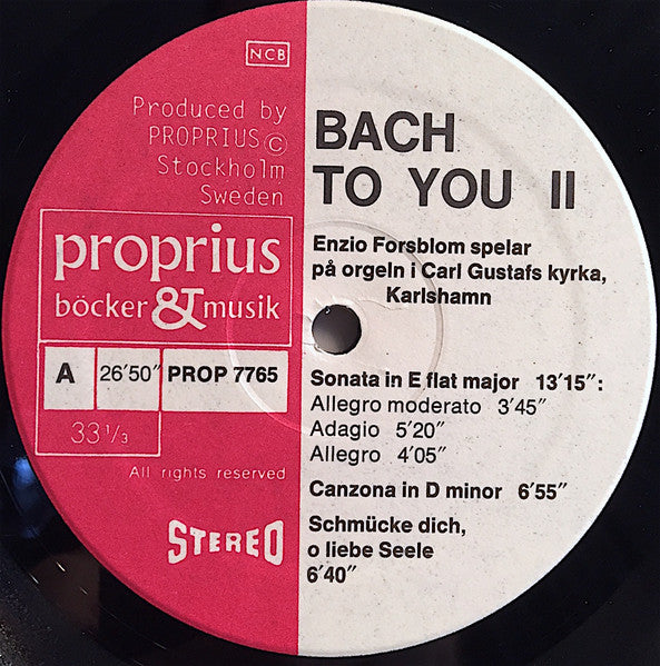 Enzio Forsblom – Bach To You 2, image 3