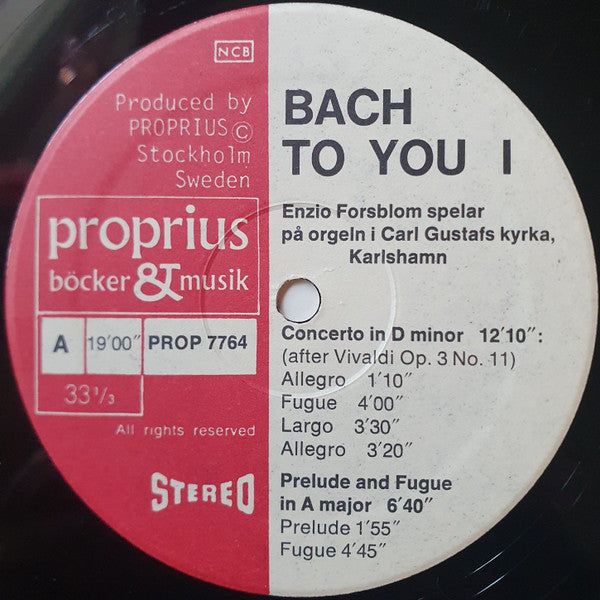 Enzio Forsblom – Bach To You 1, image 5