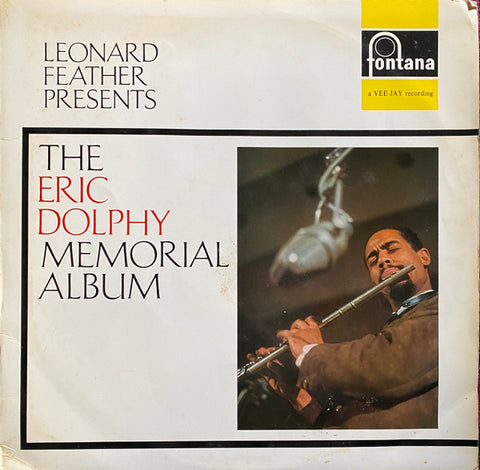 Front cover of Eric Dolphy – The Eric Dolphy Memorial Album, Fontana, Netherlands