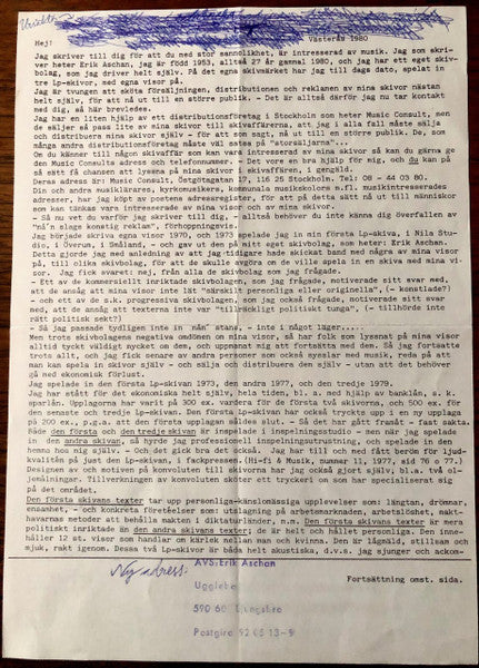 Erik-Gabriel Willand Aschan – Så Länge Ni Vägrar Lyssna, image 5