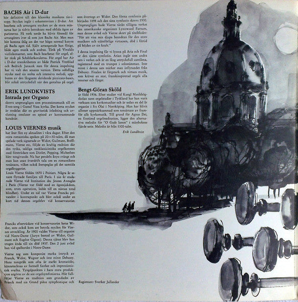 Erik Lundkvist – Den Romantiska Orgeln I Gustaf Vasa, Stockholm, image 2
