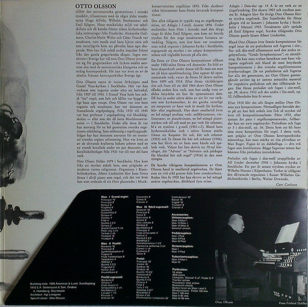 Erik Lundkvist – Den Romantiska Orgeln I Gustaf Vasa, Stockholm, image 3