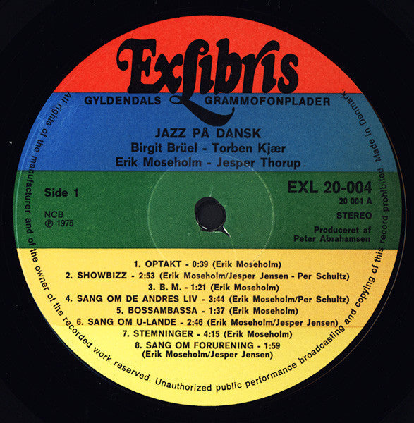 Erik Moseholm - Birgit Brüel - Torben Kjær - Jesper Thorup – Jazz På Dansk, image 3