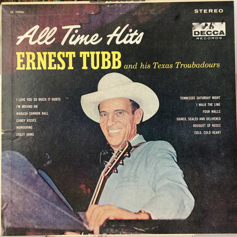 Front cover of Ernest Tubb And His Texas Troubadours – All Time Hits, Decca, US