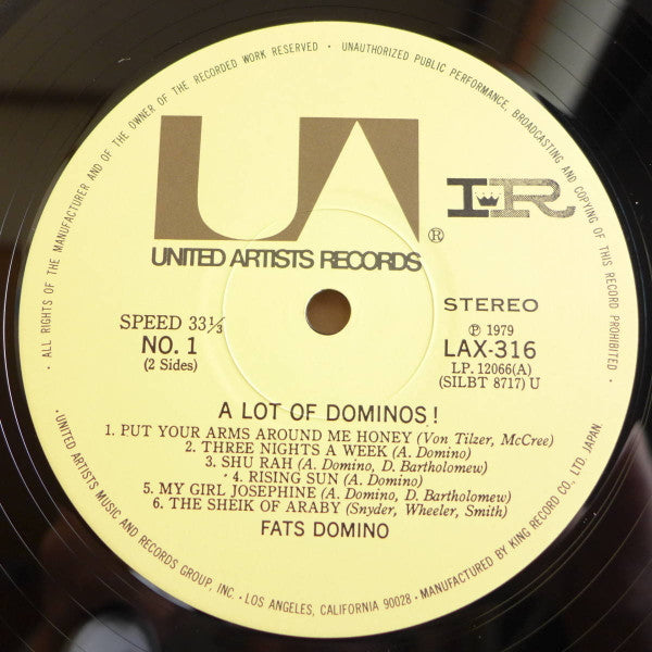 Fats Domino – ...A Lot Of Dominos !, image 4