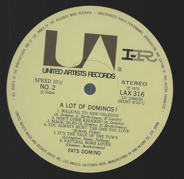 Fats Domino – ...A Lot Of Dominos !, image 5