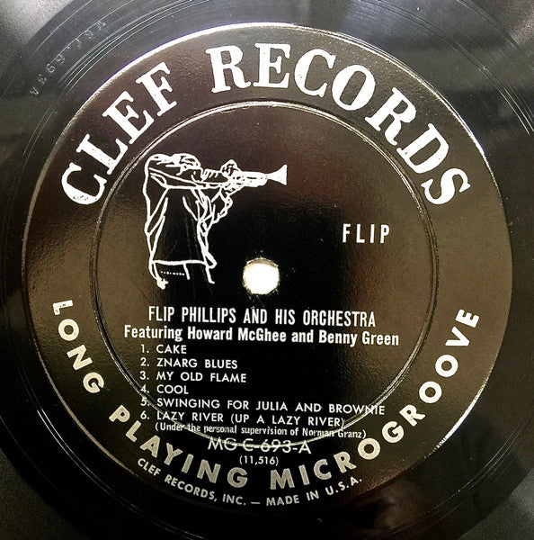 Flip Phillips And His Orchestra Featuring Howard McGhee, Benny Green – Flip, image 4