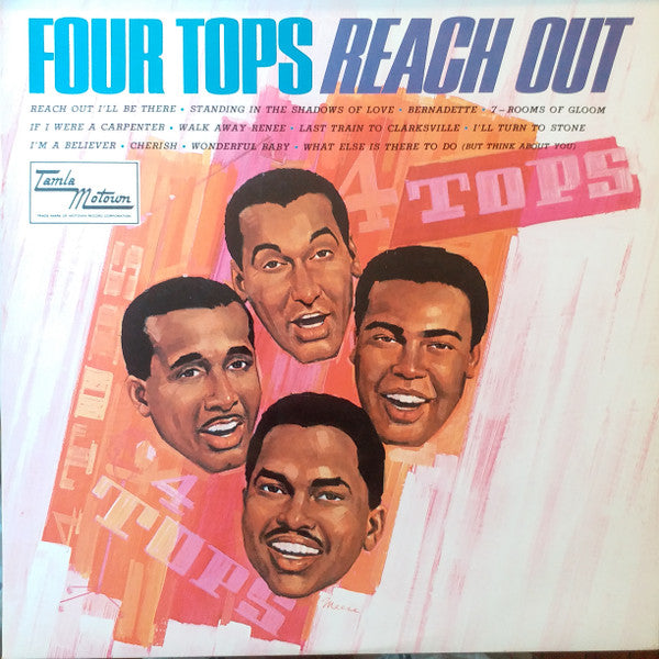 Front cover of The Four Tops – Four Tops Reach Out, Tamla Motown, UK, 1967