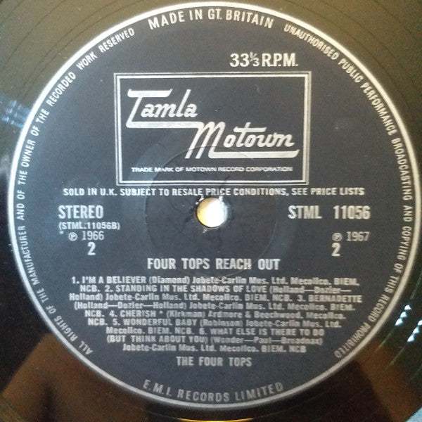 The Four Tops – Four Tops Reach Out, image 4