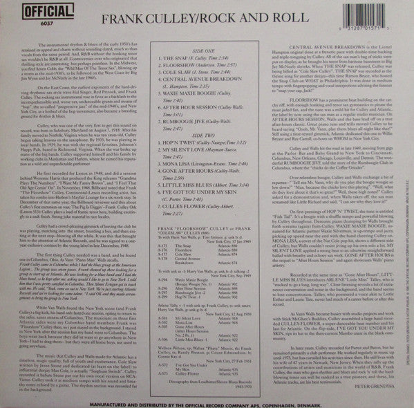 Frank Culley – Rock And Roll, image 2