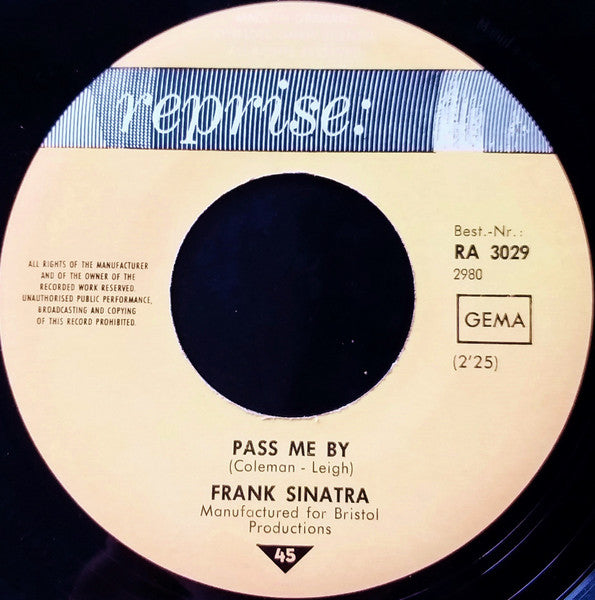 Frank Sinatra – Dear Heart / Pass Me By, image 4