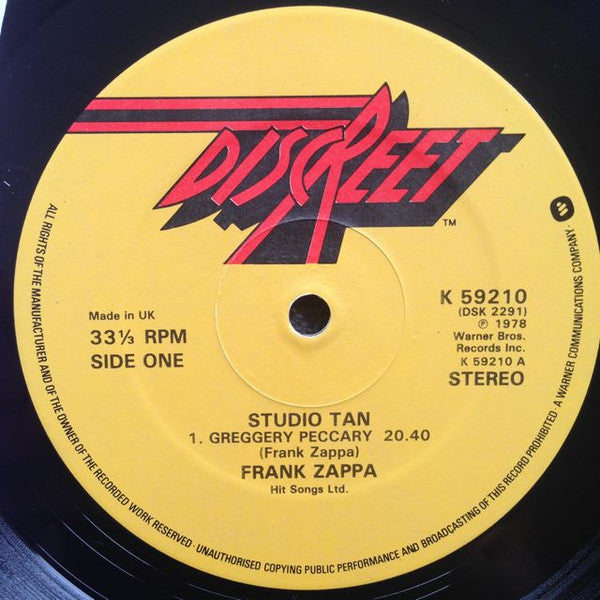 Frank Zappa – Studio Tan, image 3
