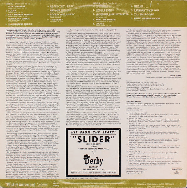 Freddie Mitchell And His Orchestra – The Derby, image 2