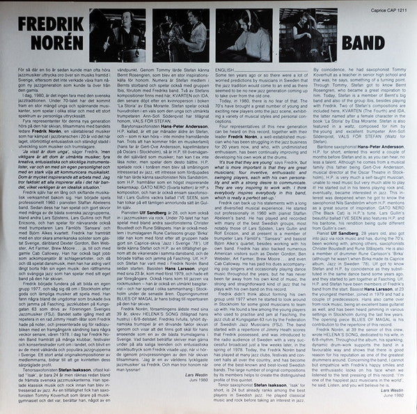 Fredrik Norén Band – Fredrik Norén Band, image 2