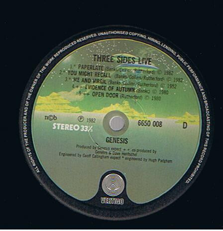 Genesis – Three Sides Live, image 5